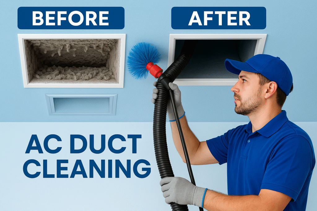 AC duct cleaning in Dubai